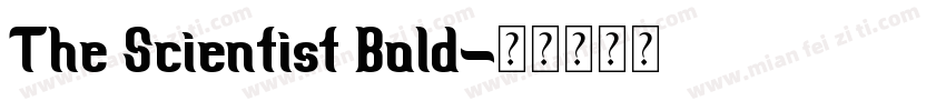 The Scientist Bold字体转换